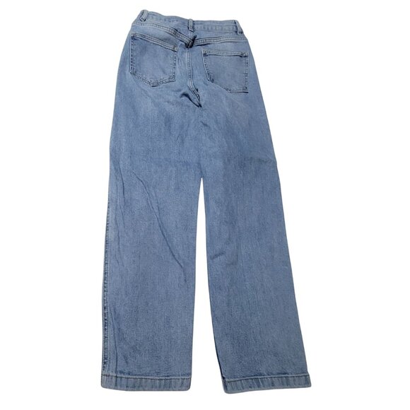 ASOS  Jeans Womens Size 26 Straight Leg High Waist Light Wash Denim Pants - Picture 3 of 5